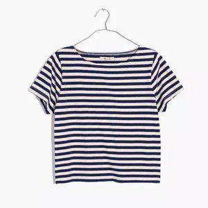 Madewell Setlist Boxy Crop Tshirt